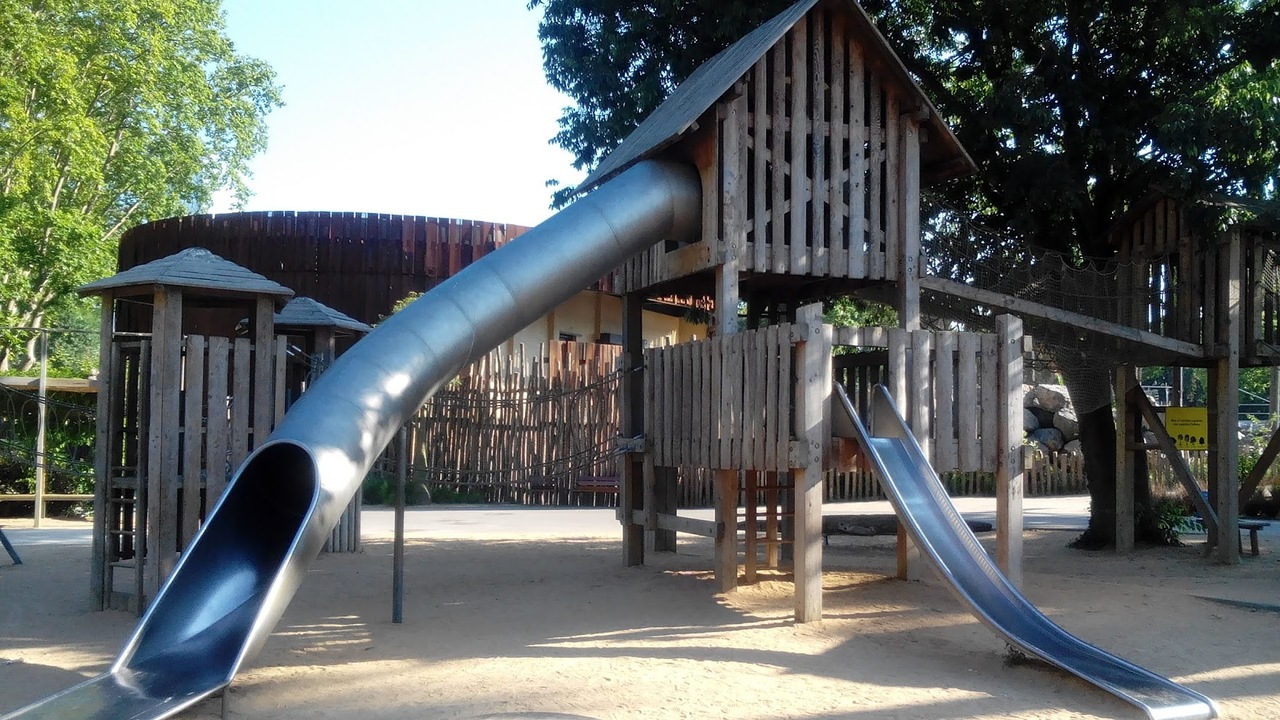 Детская площадка в зоопарке