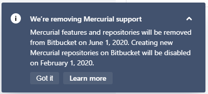 removing Mercurial