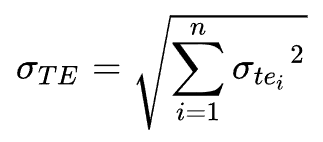 Standard deviation sum